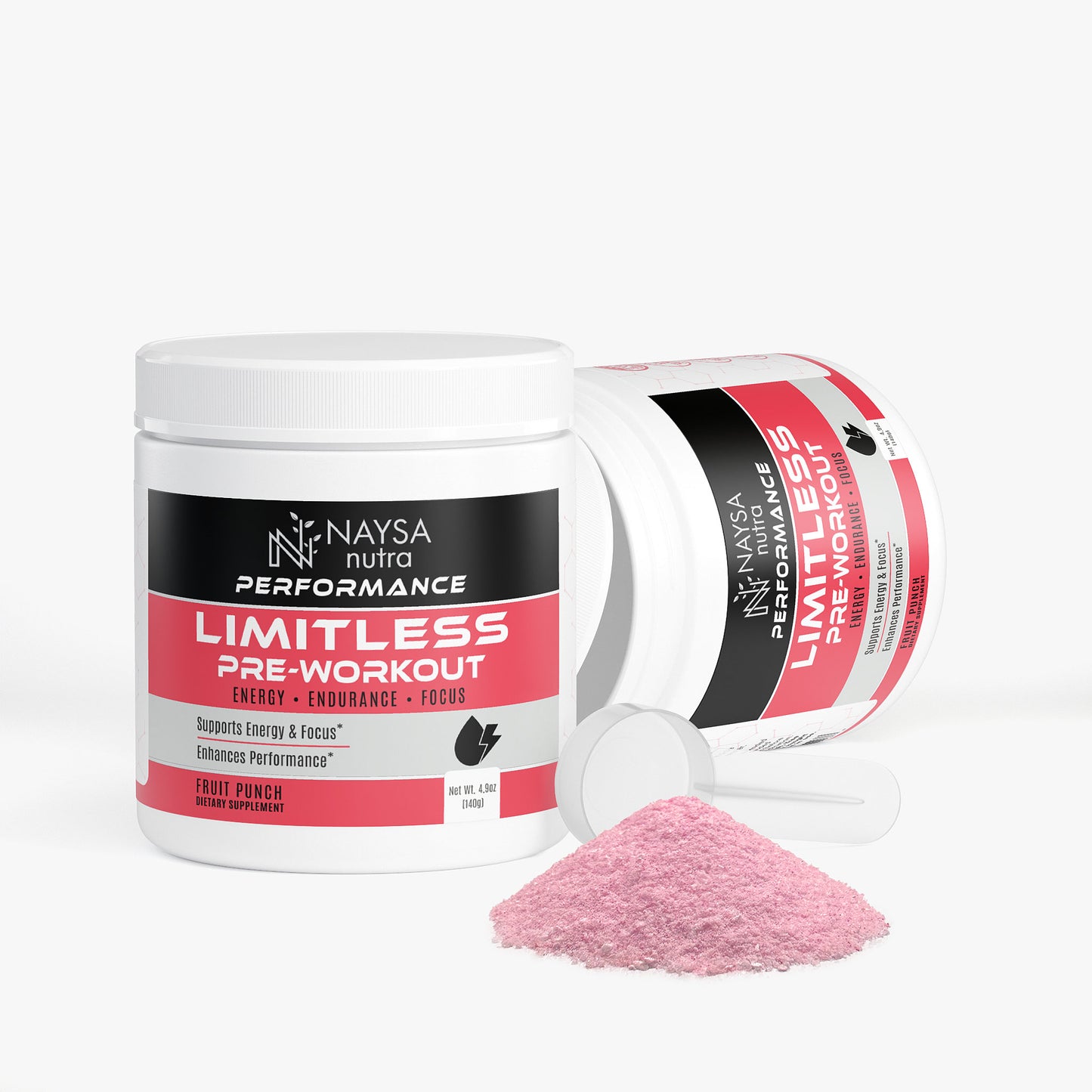 Limitless Pre-Workout Energy Powder (Fruit Punch)