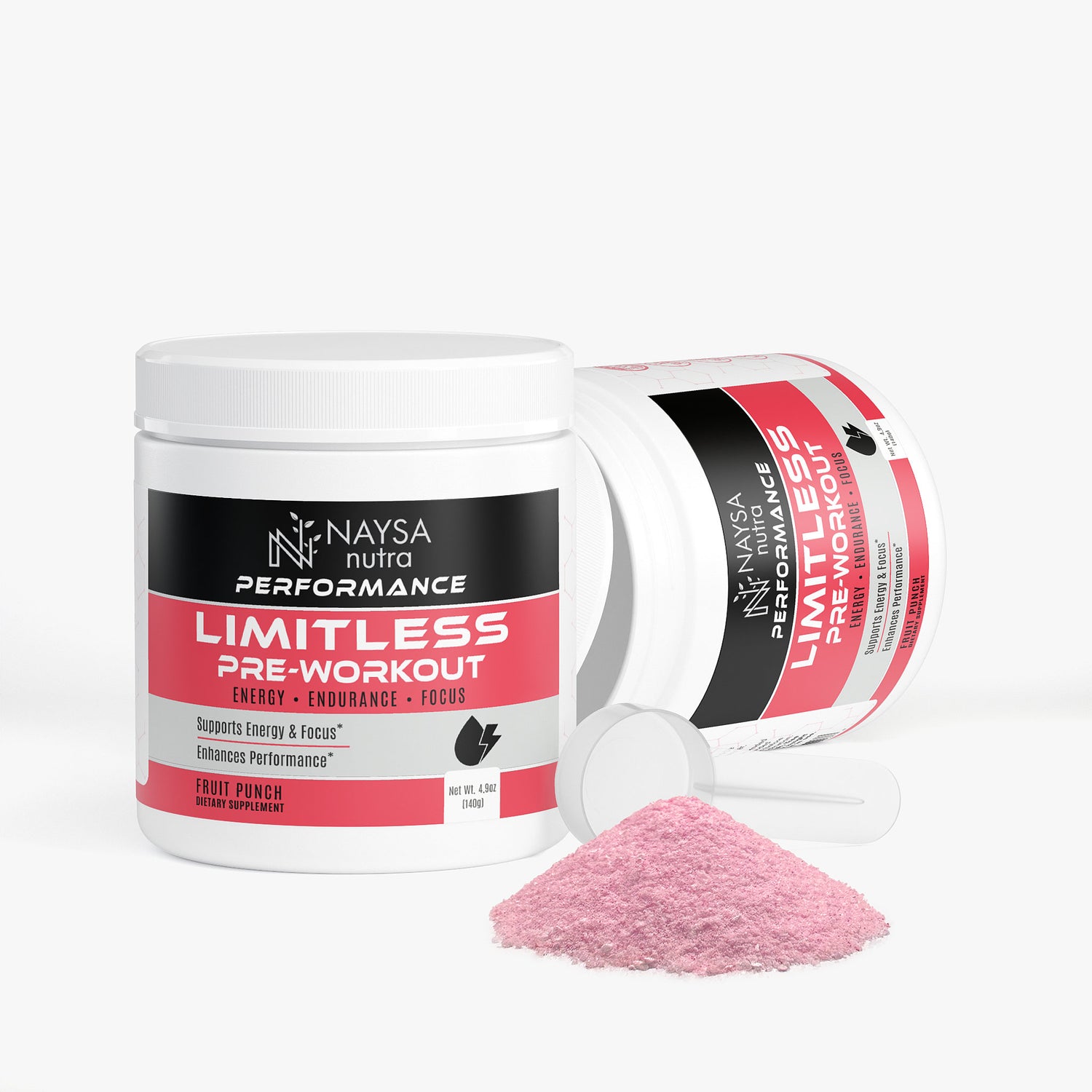Limitless Pre-Workout Energy Powder (Fruit Punch)