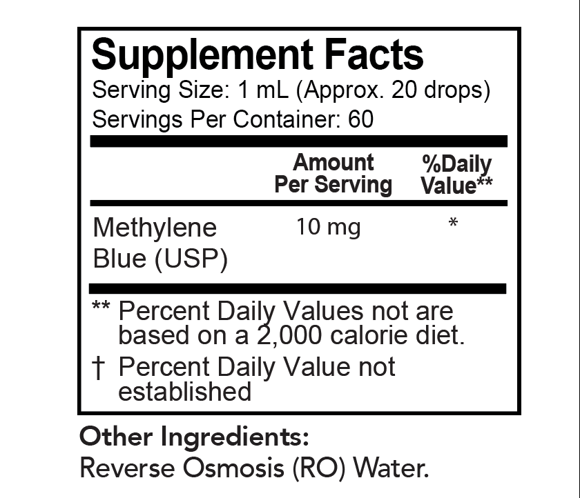 Methylene Blue Drops